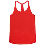 Under Armour Heat Gear Coolswitch Sleeveless Fitted Womens Tank Top 1294067 693 - Red - Size X-Small