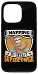 iPhone 13 Pro Napping Superpower Power Nap Lazy Pajama Day Sleep Sloth Case