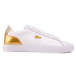 Lacoste Womens Lerond Pro Trainers - White Leather - Size UK 4