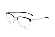 Lunettes de Vue Hugo Boss BOSS 1244 NUC MATTE BLUE GOLD 55/22/150 Homme