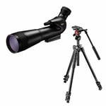 Nikon Prostaff 5 Fieldscope 82A + 20-60X + Manfrotto 290 Light + 400AH