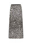 Fabienne Chapot Laurie Star Print Midi Skirt, Black/Creme Brulee