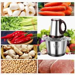 5L Electric Chopper Food Processor Multi Blender Meat Fruit Vegetable Nuts Mixer