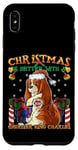 iPhone XS Max Christmas Is Better With A King Charles Spaniel Santa Claus Case