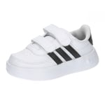 adidas Breaknet 2.0 Shoes Kids Tennis, Cloud White/Core Black/Cloud White, 26 EU