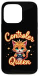 iPhone 13 Pro Controller Queen Cute Gamer Cat Design- Gaming Cat Lovers Case