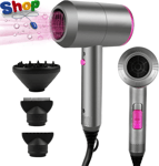 Hair  Dryer  Professional  Ionic  Hairdryer  with  2  Speed  3  Heat  Setting ,