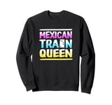 Womens Mexican Train Queen Dominoes Queen Sweatshirt