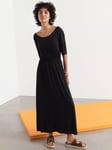 HUSH Elisa Plain Jersey Midi Dress