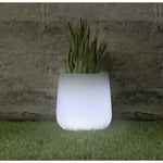 Utepotte M/Lys Camelia Led 40Cm