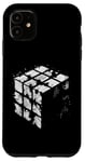 Coque pour iPhone 11 Illustration de journal Magic Cube – Vintage Cube Lover