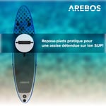 AREBOS Repose-pieds pour SUP Board Stand Up Paddle 32 cm, ⌀ tube 2,2cm universel