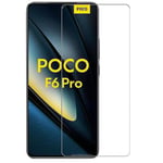 Xiaomi Poco F6 Pro         Tempered Glass Screen Protector [Clear]