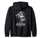 Proud Hanoverian Scenthound mom dog mom Hanoverian hound dog Zip Hoodie