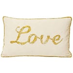 Paoletti C/Tide Love 30X50 Poly Cush Gold, Coton, 30x50cm