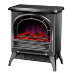 JHSHENGSHI Electric Fireplace Heater Freestanding Fireplace with Realistic Flame Effect Portable Electric Heater 2000W Heating Supplies