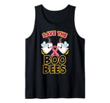 Save The Boo Bees Couple Breast Cancer Halloween Costume Tank Top