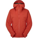 Rab Downpour Light Jacket Wmns Red Grapefruit