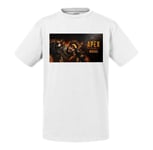 T-Shirt Enfant Apex Legends Mirage Flammes Battle Royale Jeux Video