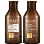 Redken All Soft Mega Curls Duo Set Shampoo 300 ml & Conditioner - 600