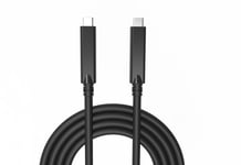 NÖRDIC aktiv AOC Fiber USB-C-kabel 5m 10Gbps 4K + PD 60W, DP 4-felt 2-felt