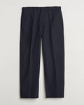 Jil Sander Water Repellent Cotton Drawstring Pants Navy