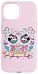 Coque pour iPhone 15 Disney Cruise Sailor Mickey & Minnie Cute Pink Bon Voyage