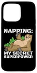 iPhone 15 Pro Max Napping Superpower Power Nap Lazy Pajama Day Sleep Sloth Case