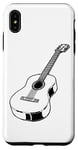 Coque pour iPhone XS Max Conception réaliste guitare acoustique pour les guitaristes