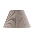 Karlskrona Lampfabrik Lampskärm 30Cm Veckad Tyg Beige Ringfäste