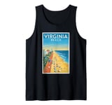 Virginia Beach Retro Style Seaside Fun Summer Escape Tank Top