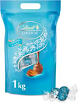 Lindor Salted Caramel Milk Chocolate Truffles Bag - Approx 80 Balls, 1Kg - Choco