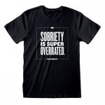 The Umbrella Academy Womens/Ladies Sobriety Boyfriend T-Shirt - M