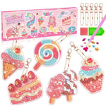 Gifitizi Kit Diamond Painting Enfant Licorne, Cadeau Fille 4-12 Ans DIY Loisir Creatif Jouet Peinture Diamant Enfant Fille 4-12 Ans Diamond Painting Licorne Fille 3-12 Ans Enfants (Gâteau)