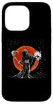 iPhone 14 Pro Max The Grim-Reaper Skeleton Skull Death Scythe Grunge Horror Case