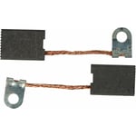 2x balais de charbon 18 x 12,5 x 6 mm compatible avec Bosch 1201.9, 1207, 1208, 1302 outil électrique, marteau piqueur, marteau piqueur - Vhbw