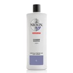 Shampooing Nettoyant System 5 3 Étapes pour les cheveux Traités Chimiquement avec Perte Légère des Cheveux NIOXIN 1 000 ml