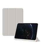 BXGH Étui pour iPad 10.2 iPad 9. Génération 2021/iPad 8. Génération 2020/iPad 7. Génération 2019, Coque arrière Rigide Fine avec Support pour iPad 10.2 Zoll - Gris