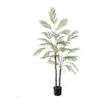 Zstar Palmier Artificiel - 150 cm - Double Tige - Plantes artificielles en Pot - Décoration d'angle - pour Salon, Bureau, terrasse - Vert