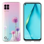 Huawei Deco P40 Lite / Nova 6 SE kuoret - Voikukkakuvio Pinkki