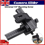 Phot-R 4-Way Macro Sliding Focus Focusing Rail Slider DSLR Camera Tripod Bracket