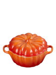 Le Creuset Stoneware Small Pumpkin Casserole, 350ml, Volcanic