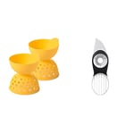 OXO Good Grips 3-in-1 Avocado Slicer & Silicone Egg Poacher Set