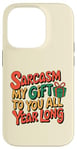 iPhone 14 Pro Sarcasm My Gift to You All Year Long Colorful Wrapped Box Case