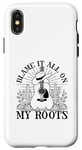 iPhone X/XS Blame It All On My Roots Fun Country Music Case