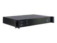 Inter-Tech 1.5U-1528L - Montable sur rack - 1.5U - mini ITX - hot-swap - pas d'alimentation (FlexATX) - USB