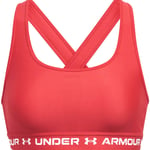 Under Armour Crossback Mid Bra Femme Rouge