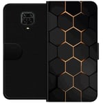 Tegnebogsetui til Xiaomi Redmi Note 9S med Luksuriøst Mønster motiv