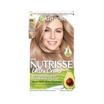 Garnier Nutrisse Permanent Hair Dye, Natural-looking, hair colour result, For All Hair Types, 8N Nude Medium Blonde