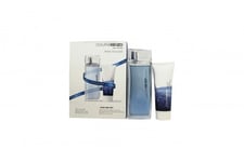 KENZO L'EAU PAR KENZO POUR HOMME GIFT SET 100ML EDT + 75ML HAIR AND BODY SHAMPOO